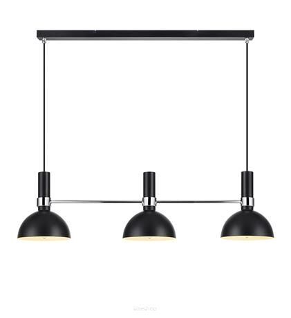 Lampa wisząca skandynawska czarna 3-pł Larry MArkslojd 106855