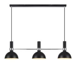 Lampa wisząca skandynawska czarna 3-pł Larry MArkslojd 106855