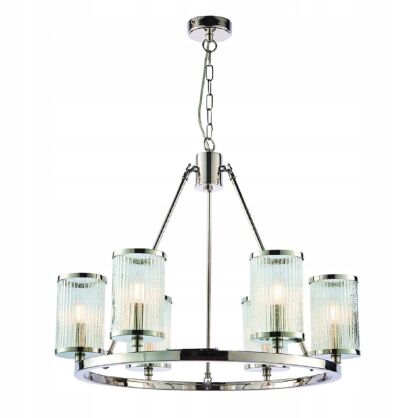 Lampa wisząca EASTON żyrandol nikiel ENDON LIGHTING 74128 