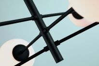Lampa wisząca OVIEDO 6 AZ4420 Azzardo metal szkło nowoczesna czarna - 4