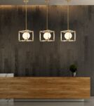 Lampa wisząca BOSCO LDP 6025-1 (GD) Lumina Deco kula - 2