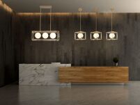 Lampa wisząca BOSCO LDP 6025-1 (GD) Lumina Deco kula - 4