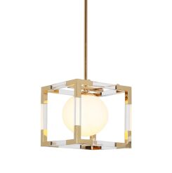 Lampa wisząca BOSCO LDP 6025-1 (GD) Lumina Deco kula