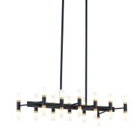 Lampa wisząca RICHMOMD LDP 6035-24-PRO (BK+GD) Lumina Deco nowoczesna nietypowa