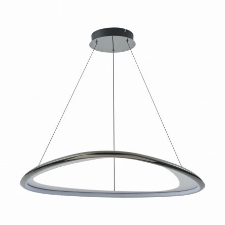 Geometryczna lampa wisząca GETAFE czarna LED Zuma Line MD3888-1L-3BCT