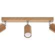 Lampa sufitowa ZEKE 2 285.1030 Sollux Lighting listwa drewniana 3x GU10 - 2
