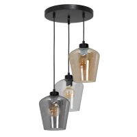 Lampa wisząca SANTIAGO MIX 3xE27 3 klosze MLP6614
