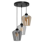 Lampa wisząca SANTIAGO MIX 3xE27 3 klosze MLP6614