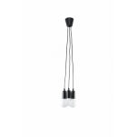 LAMPA WISZĄCA DIEGO 3 CZARNA SOLLUX  NOWOCZESNY stal  SL.0573 metalowa lampa SOLLUX LIGHTING  - 2