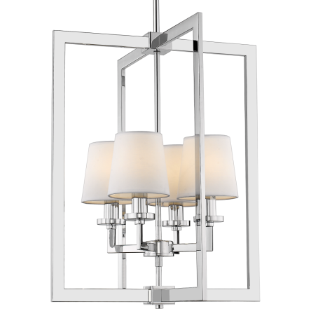 Lampa wisząca LONDON P04021WH cosmo light W nowojorskim stylu 4 źrółał światła