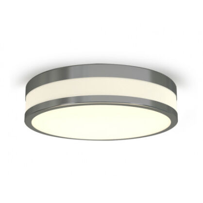 Plafon łazienkowy KARI 30 AZ2066 wykonana z metalu w kolorze chromu oraz szklanej przesłony 30 cm średnicy LED