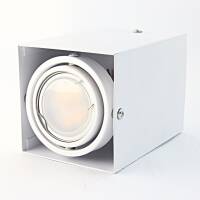 Oprawa natynkowa Blocco 476  MILAGRO  metalowa OPRAWA LED biała nowoczesna techniczna wymienne źródło światła LED!   