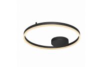 Plafon kinkiet HALO 60 AZ4701 Azzardo okrąg w kolorze czarnym LED - 3
