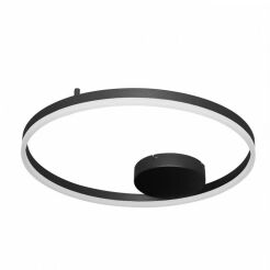Plafon kinkiet HALO 60 AZ4701 Azzardo okrąg w kolorze czarnym LED