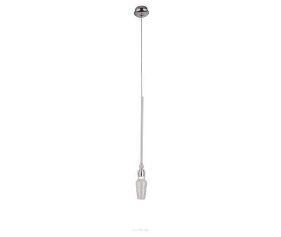 Lampa wisząca Murano A P0245 Maxlight podłużna pojedyncza oprawa szklana transparentna nietypowy kształt