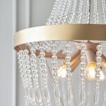 Lampa wisząca CELINE złota/transparent ENDON LIGHTING 81913   - 4