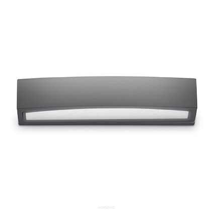 Kinkiet ANDROMEDA AP2 ANTRACYT Ideal Lux  092355  IP54 szerokość  45cm  ma podwójny klosz  górny i dolny z przezroczystego szkła ma kolor ciemno szary