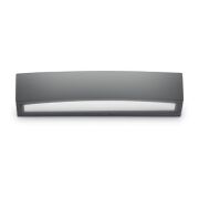 Kinkiet ANDROMEDA AP2 ANTRACYT Ideal Lux  092355  IP54 szerokość  45cm  ma podwójny klosz  górny i dolny z przezroczystego szkła ma kolor ciemno szary