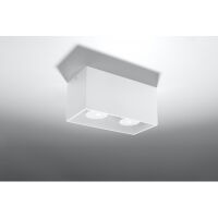 PLAFON SOLLUX Prostokątny Plafon QUAD MAXI Czarny Nowoczesna Lampa na Sufit Oświetlenie LED SL.0380 Sollux Lighting