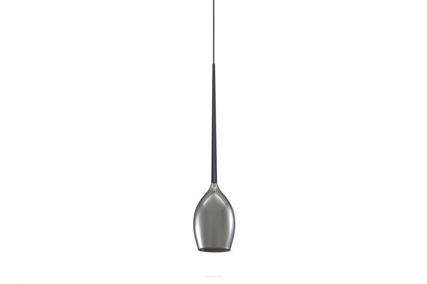 Lampa wisząca Izza 1 AZ2936 smoky szklany klosz dymione szkło