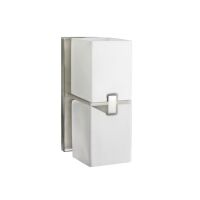 Kinkiet Cross 2 AZzardo MB758-2 AZ0085 lampa ze szkła i metalu idealna do salonu czy korytarza elegancka