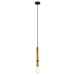 Lampa wisząca TORLA PEN-5041-1-BKBR Italux  Mosiężna minimalistyczna  - 2