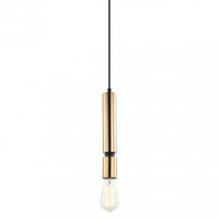 Lampa wisząca TORLA PEN-5041-1-BKBR Italux  Mosiężna minimalistyczna 