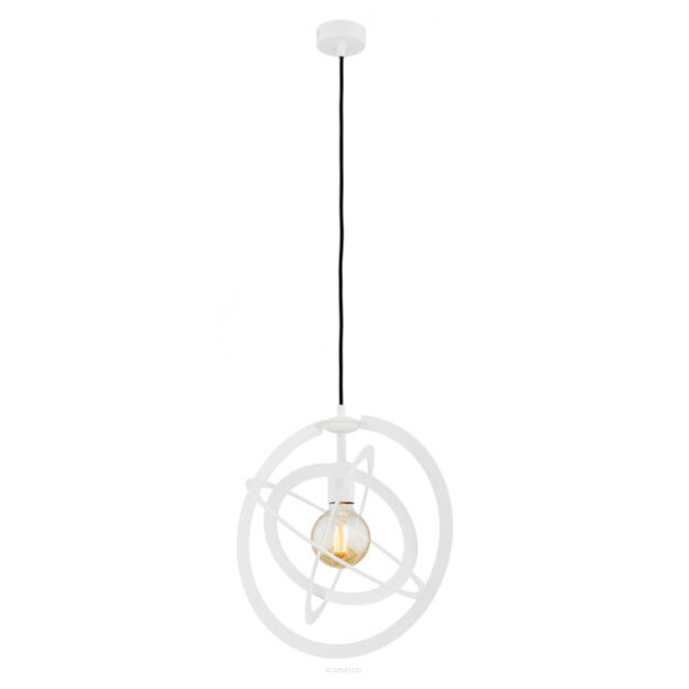 Lampa wisząca KOPERNIK 4026 Argon Kosmiczna śr. 39 cm biała