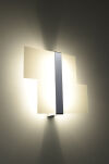 Lampa Ścienna Szklana Płaska Kinkiet MASSIMO Chrom SL.0187 Nowoczesna - 2