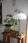 Lampa stołowa Kurage 1L E27 109179 Markslojd antyczny mosiądz/biała 43cm, klosz  Ø26cm - 4
