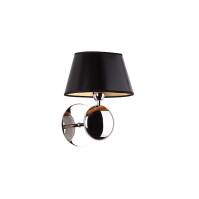 Lampa ścienna kinkiet lampa wewnętrzna MAXLIGHT NAPOLEON W0120 w kolorze czarnym nowoczesna