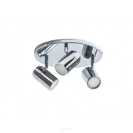 Listwa sufitowa NOEMIE 3 ROUND AZzardo AZ2556 ŁAZIENKOWA CHROM IP44 TUBY