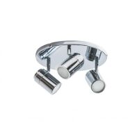 Listwa sufitowa NOEMIE 3 ROUND AZzardo AZ2556 ŁAZIENKOWA CHROM IP44 TUBY