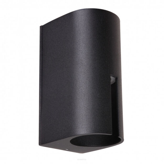 Kinkiet zewnętrzny ROVIGO 603/BK-9 Italux LAMPA ZEWNĘTRZNA LED 8W IP54 UNIWERSALNA CZARNA 