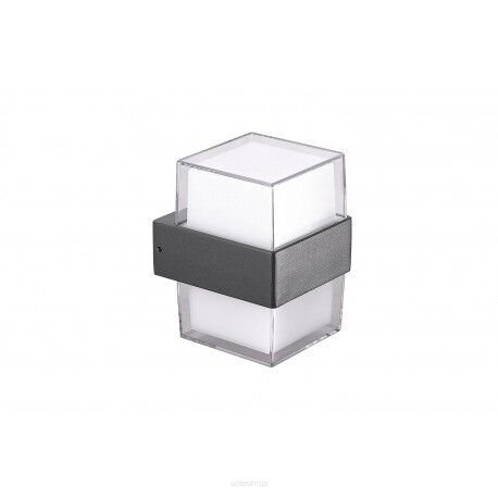 Kinkiet zewnętrzny LARS ROUND Azzardo IP44 wysokość 13.5 cm 3000k/4000k