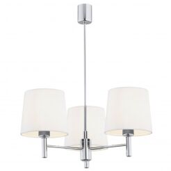 Lampa wisząca BOLZANO 6114 Argon styl glamour 3xE27 biała