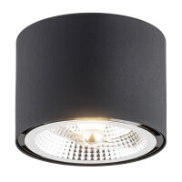 Lampa sufitowa CLEVLAND 4691 Argon czarna tuba 