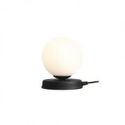 Lampa stołowa BALL SMALL black mleczna kula czarny wariant ALDEX 1076B1_S  