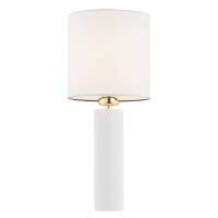 Lampa stołowa ALMADA 4231 Argon elegancka biała podstawa 47 cm