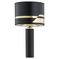 Lampa stołowa ALMADA 4234 Argon elegancka czarna ze złotymi akcentami